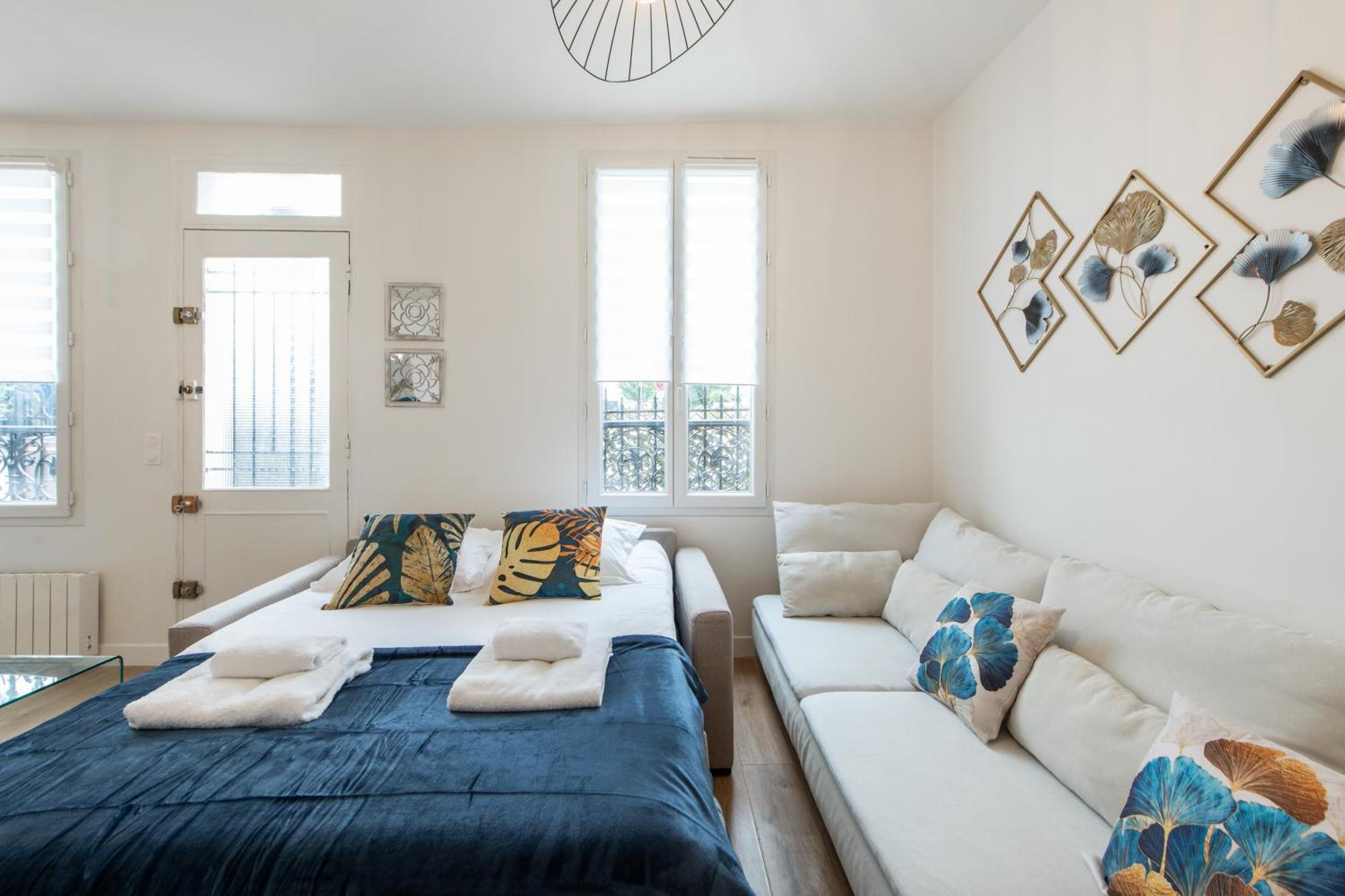 Spacious And Bright 2-Bedroom Large Apartment Very Close To Paris - Near Metro บูโลญบียองกูร์ ภายนอก รูปภาพ