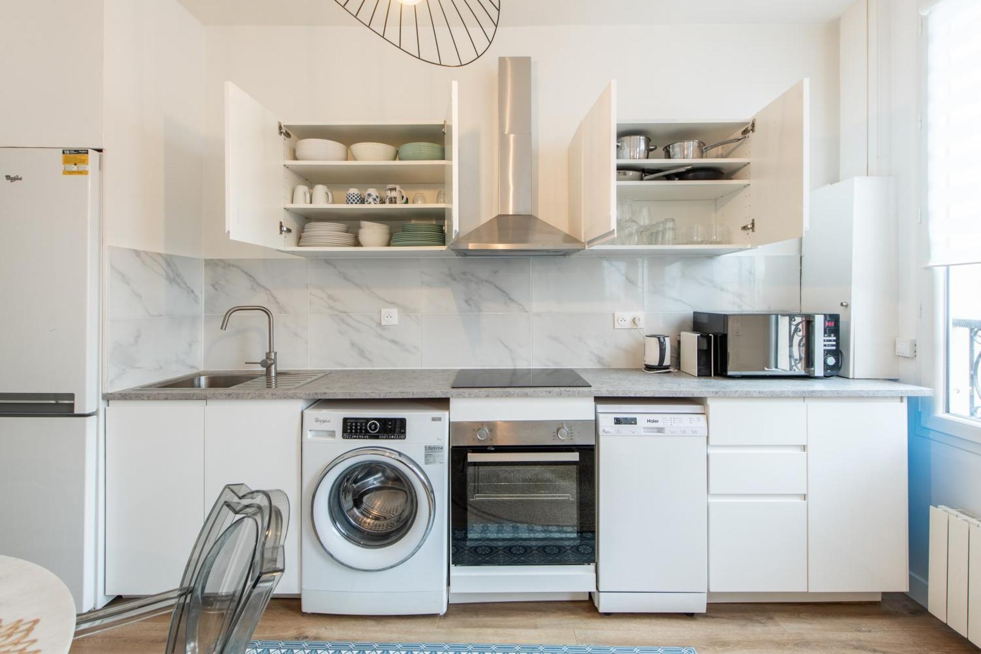 Spacious And Bright 2-Bedroom Large Apartment Very Close To Paris - Near Metro บูโลญบียองกูร์ ภายนอก รูปภาพ